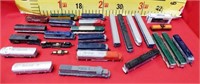 11 - LOT OF PLASTIC TRAINS FOR BOYS
