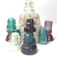 Assorted Vintage Glass/ceramic Insulators