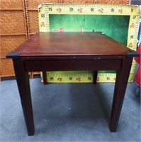 11 - SOLID WOOD ACCENT TABLE