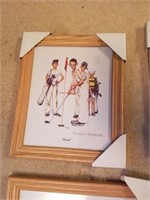 7 NORMAN ROCKWELL FRAMED PICTURES