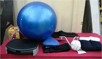348 - BLUE STABILITY BALL & MORE