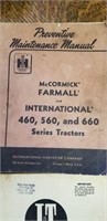 Assorted tractor manuals