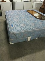King size mattress, box spring and frame
