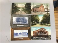 Lot of six Middlesex County related postcards.