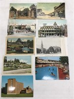 Lot of nine various Waterloo County postcards.