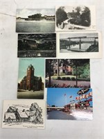 Lot of eight Waterloo County postcards.