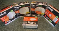 Lot of Halo LED Lights and Housing