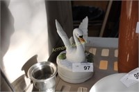 SWAN MUSICAL FIGURINE