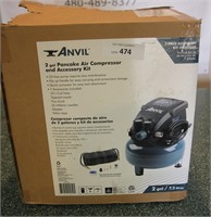 Anvil 2 Gallon Air Compressor and Acessory Kit