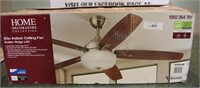 60 Inch LED Brushed Nickel Ceiling Fan w Light Kit