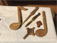 Wood art letter openers and more