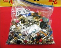 11 - 4 LBS OF ESTATE COSTUME JEWELRY PP