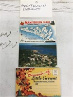 Lot of three Manitoulin District postcards