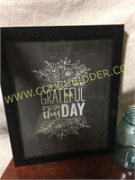 Grateful for this Day sign home decor