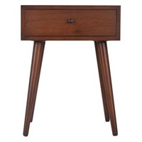 DÉCOR THERAPY 1 DRAWER  (WALNUT IN COLOUR) FR3622
