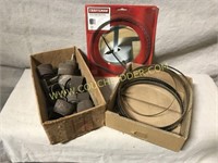 Grinding wheels and bandsaw blades
