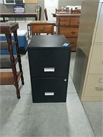 Small two drawer file cabinet