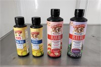 4 - Bottles of Refrigerated Barlean's oils: