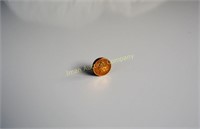 $1 liberty head gold coin made into button