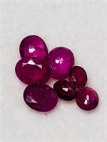 77J- genuine ruby 1.5ct gemstones $200