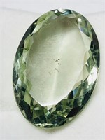 79J- genuine green amethyst 25.0ct gemstone $600