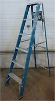 6 foot blue step ladder