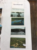 Lot of four Timiskaming District postcards.