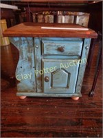 Custom Painted End Table Cabinet