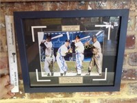 Autographed Mantle, Mays, Dimaggio & Snider