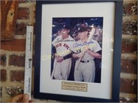 Autographed Ted Williams & Mickey Mantle