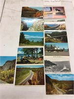 Lot of 12 various Lake Superior postcards.