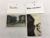 Winchester, Ontario and Elora, Ontario postcards.