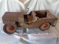 Vintage Child's Ride on Toy Jeep