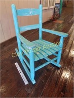 Child's Wood Rocking Chair