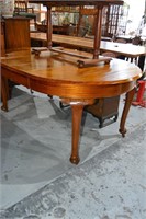 Queensland maple extension dining table,