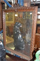 Antique French wall mirror,