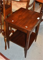 2 pieces of furniture to incl. a teak 2 drawer
