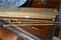 Collection of 6 various antique Chinese opium