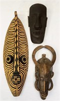 AFRICAN WALL MASKS