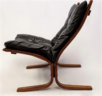 WESTNOFA BENTWOOD LEATHER CHAIR