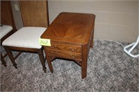 Wood End Table