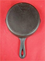 No. 3D Wagner Ware Sidney -O- Cast Iron Skillet