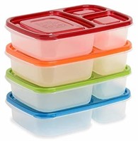 EasyLunchboxes 3-Compartment Bento Lunch Box