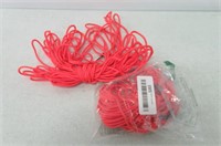 Lot of 2 Nylon Lengths of Rope with clip
