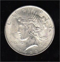 Coins - 1923 Peace Dollr