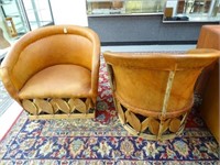 PAIR - MEXICAN EQUIPALE MESQUITE CHAIRS