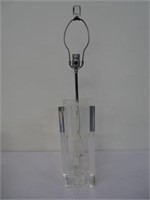LUCITE TABLE LAMP
