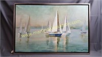 Sail Boats - Painting On Canvas
