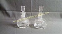2) Waterford Crystal Perfume Bottle