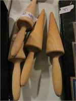 Wood Cone Shaped Pestles